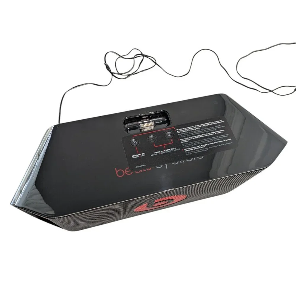 Beats by Dre Beatbox Portable Bluetooth Speaker Tested READ Black Red - Picture 6 of 13